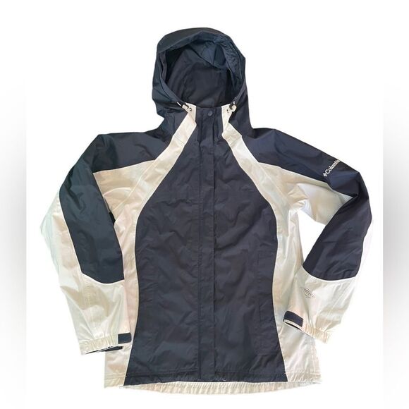 Columbia Jackets & Blazers - Columbia Omni Tech Navy and White Windbreaker Jacket Sz Small    